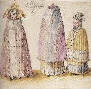 Albrecht Durer Three Mighty Ladies From Livonia France oil painting reproduction